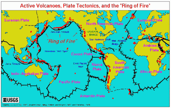 Where are they found - Volcanoes